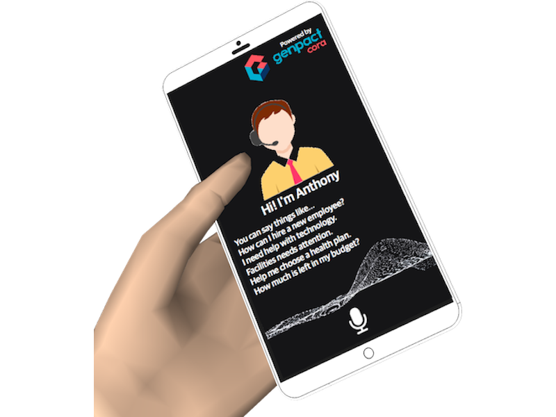 Conversational employee assistance interface