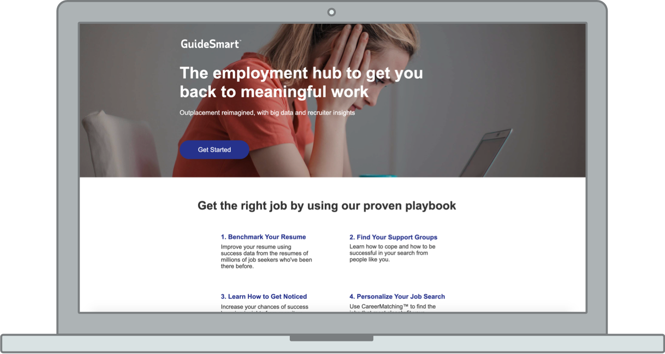 GuideSmart venture concept landing page